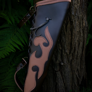 Handcrafted leather quiver