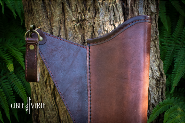 Leather youth hip quiver