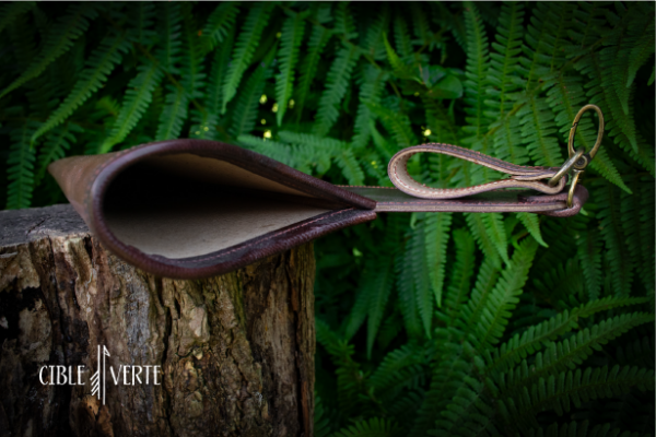 Leather youth hip quiver