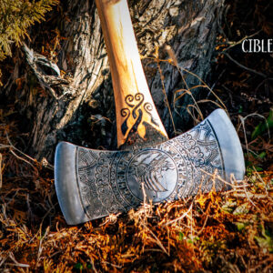 Kraken viking double axe - Kraken viking dubbele bijl - Hache double viking Kraken