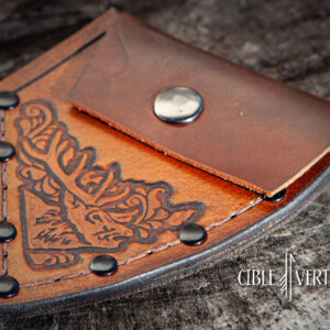 Leather Hatchet Sheath - Étui en cuir pour hachette - Leren bijlschede